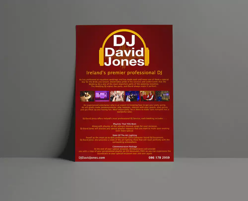 flyer design dundalk by bounce studios graphic design