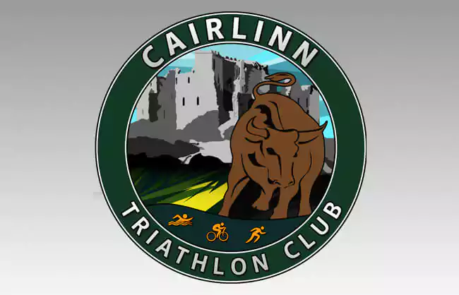 Cairlinn Triathlon Club Carlingfora and Cooley logo design by bounce studios graphic design dundalk louth