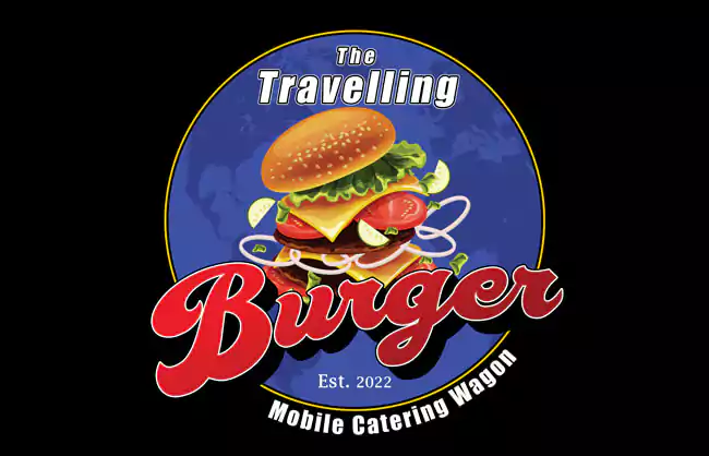 The Travelling Burger design by bounce studios graphic logo design dundalk louth